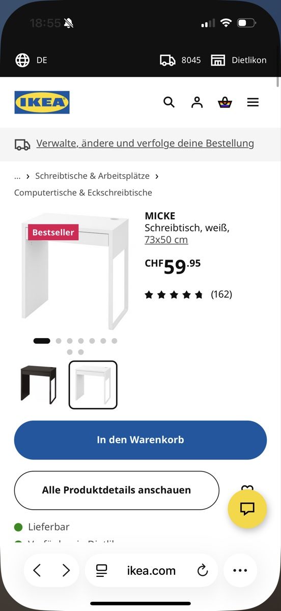 Ikea Schreibtische: Schreibtisch  – Gebraucht aus Zürich von mad_c6h9 3