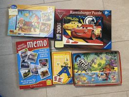 Diverse Puzzles und Memo-Spiel