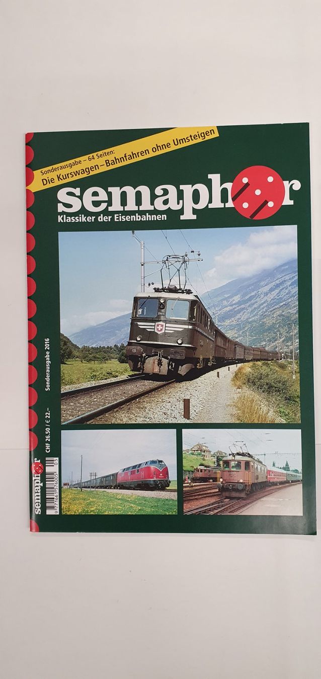 Zeitschriften & Magazine: Semaphor 2016 (4 Hefte) & Sonderausgabe 2016 – Gebraucht aus Würenlos von jub_nd5j 2