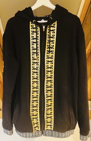 Felpa Gianni Kavanagh dorata L ( veste XL ) come nuova ! 
