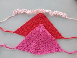 Accessoires pour cheveux au crochet fait main