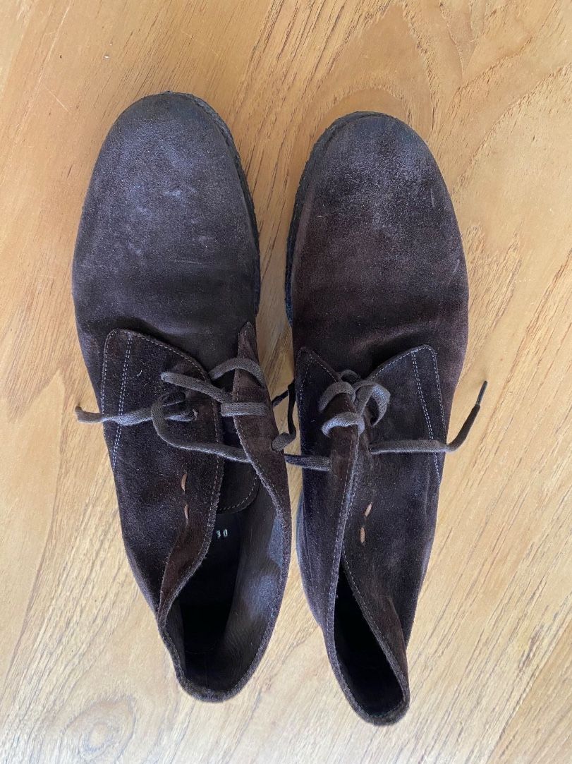 Scarpe da uomo: Boots - Brown Suede Chukka – Usato da Zürich venduto da Grothschild 4