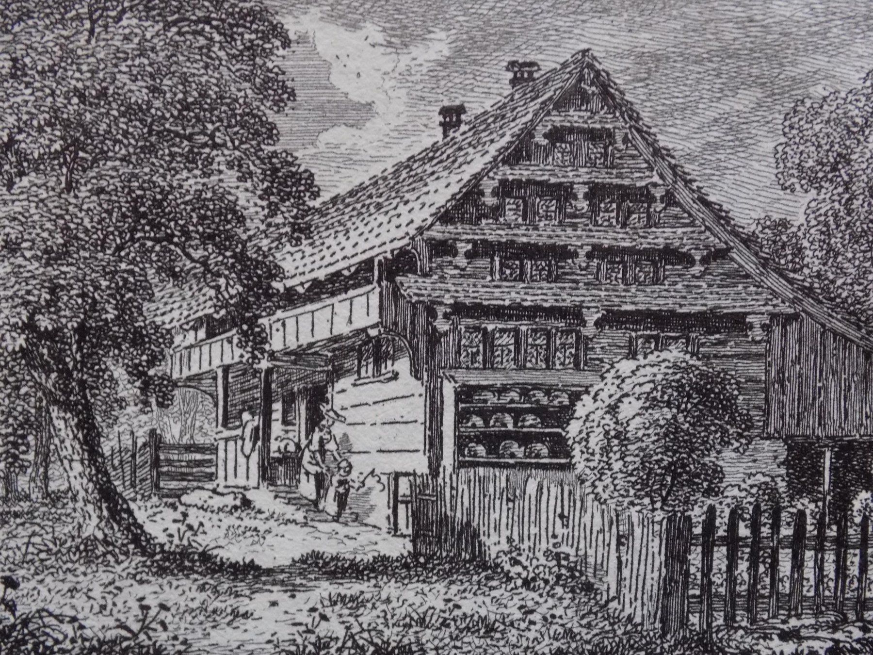 Gravures: Bauernhaus Kanton Luzern – D'occasion à Risch par Rischli15 1