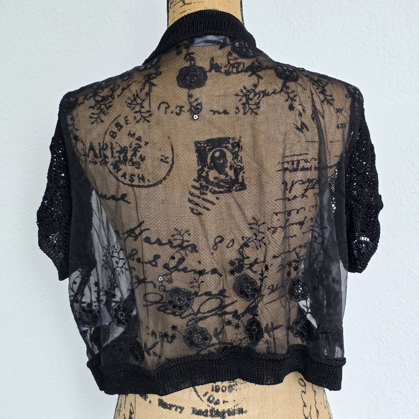 Bolero: Schwarze Bolero Jacke, Gr.XXL – Nuovo (secondo la descrizione) da Rheinsulz venduto da Gilea 3