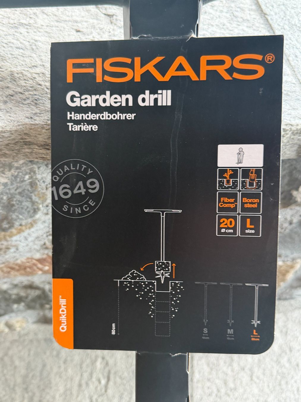 Tutti gli attrezzi: Gardena Unkrautstecher + Fiskars Handerdbohrer Grösse L – Nuovo (secondo la descrizione) da Jenaz venduto da Sandrobordoli 4