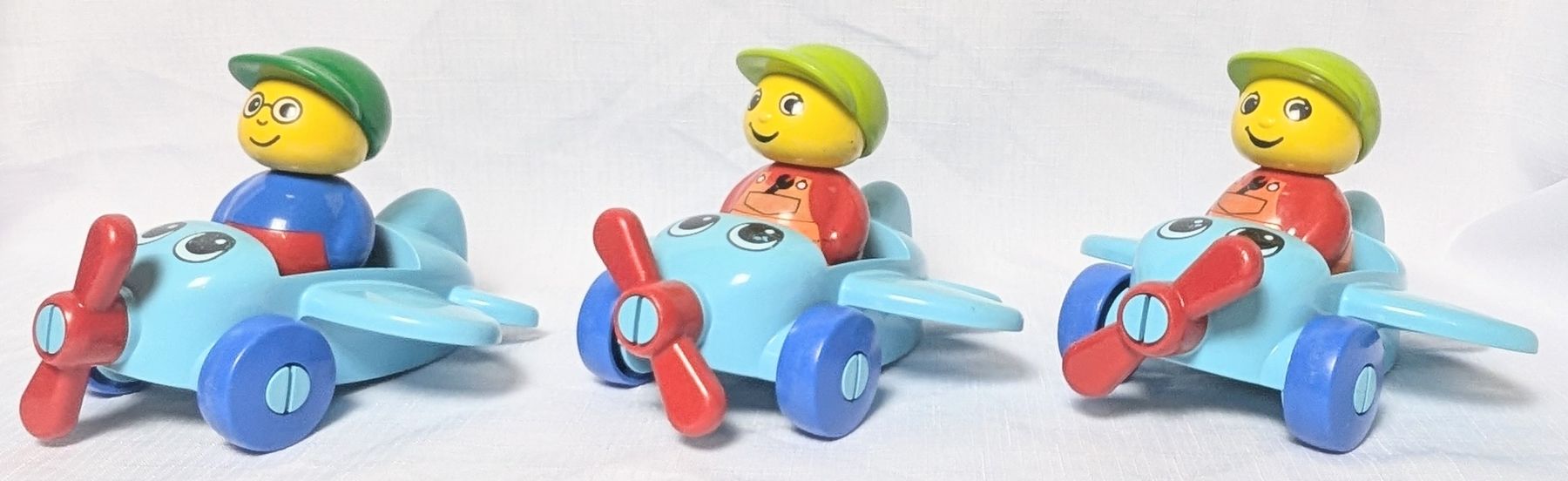 Lego Spielzeuge: 6er Set - LEGO Primo - Flugzeug - Figuren – Neu (gemäss Beschreibung) aus Wängi von ABIZONE-86 1