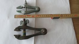 Feilkloben antik 2 Stück antik Marke TURNUS 120 und 145 mm