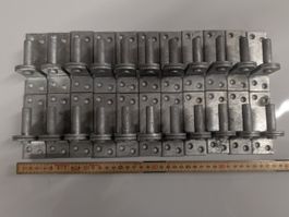 Kloben auf Platte DII-Haken Ø13/100x35mm feuerverzinkt 10Stk