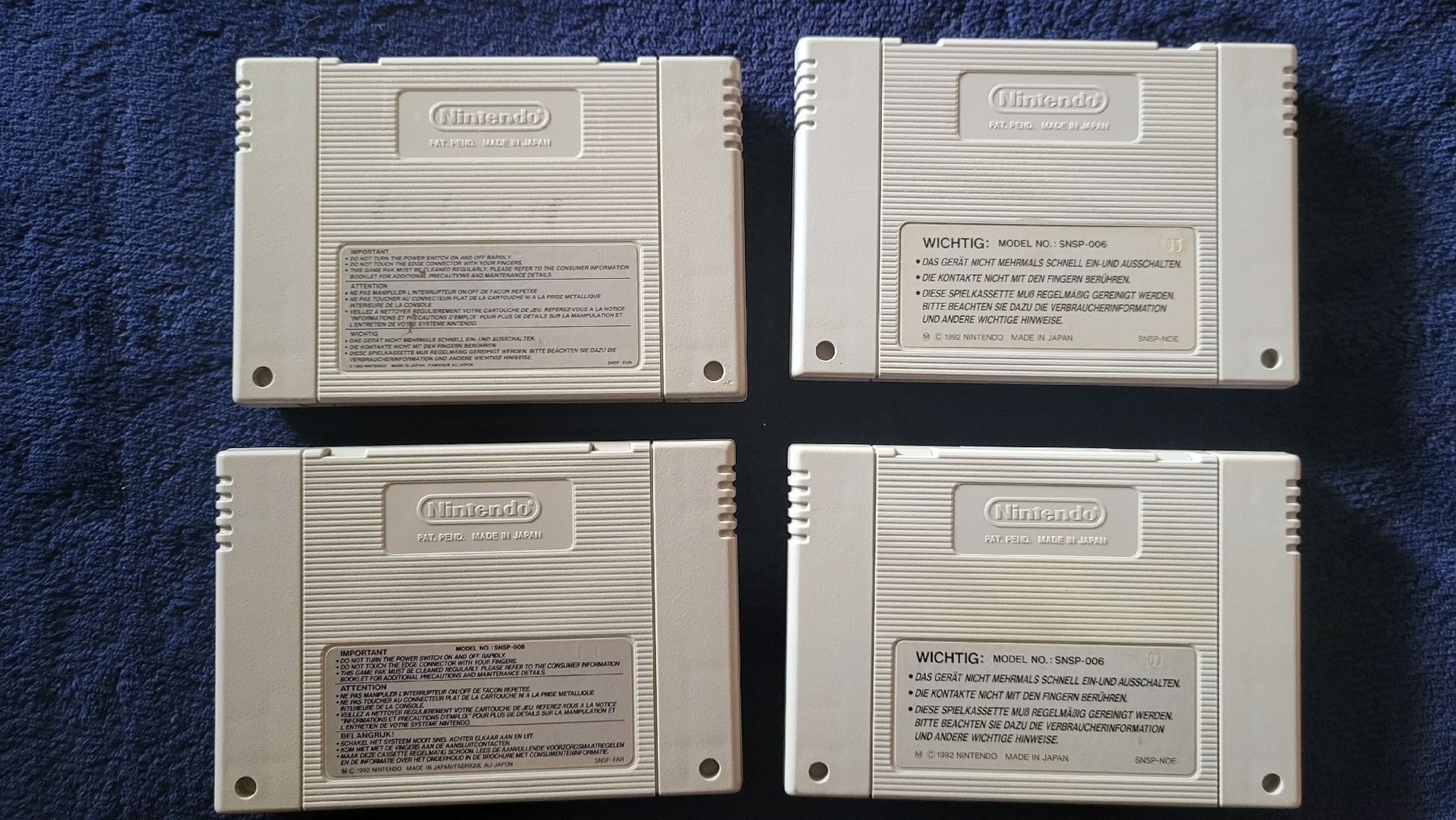 Nintendo Giochi: Super Nintendo SNES Spiele Sammlung 4x – Usato da Biel/Bienne venduto da Retrohr 5
