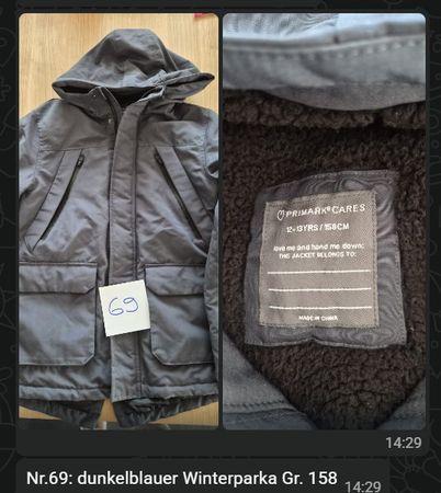 Winterjacke Kids / Gr. 158