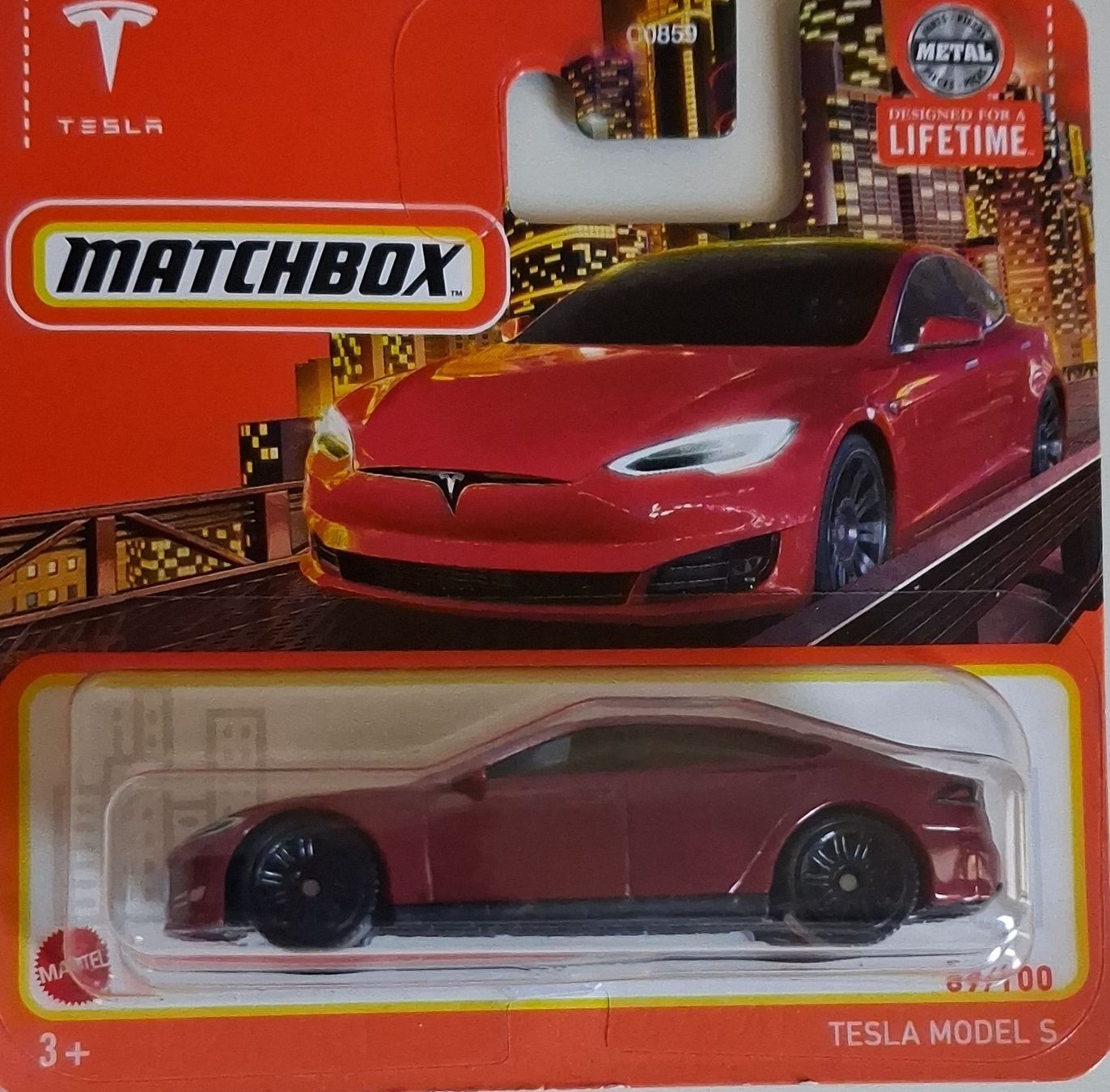 Matchbox Modellini d'auto: Matchbox Tesla Model S - Sammlerstück – Nuovo e nell'imballaggio originale da Dietikon venduto da RevoPlay