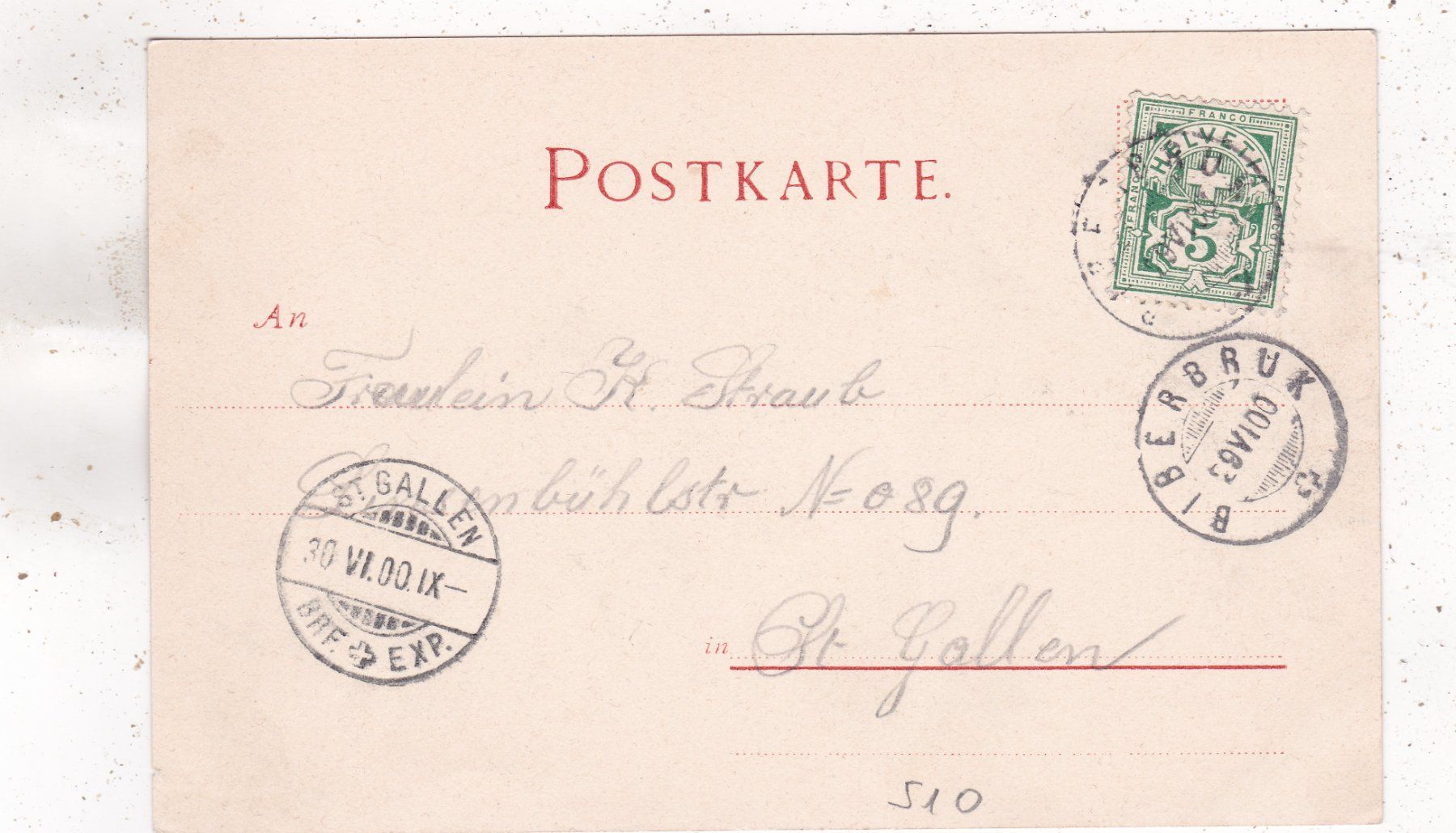 Ansichtskarten: Gottschalkenberg 1900 – Gebraucht aus Herisau von Lisegrat2008 1