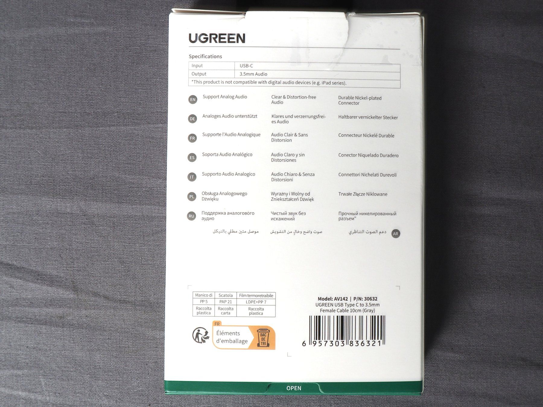 Ugreen Unità & Adattatore: UGREEN Usb-c to 3.5mm Audio Adapter – Nuovo (secondo la descrizione) da Steinen venduto da Restwert_Steinen 3