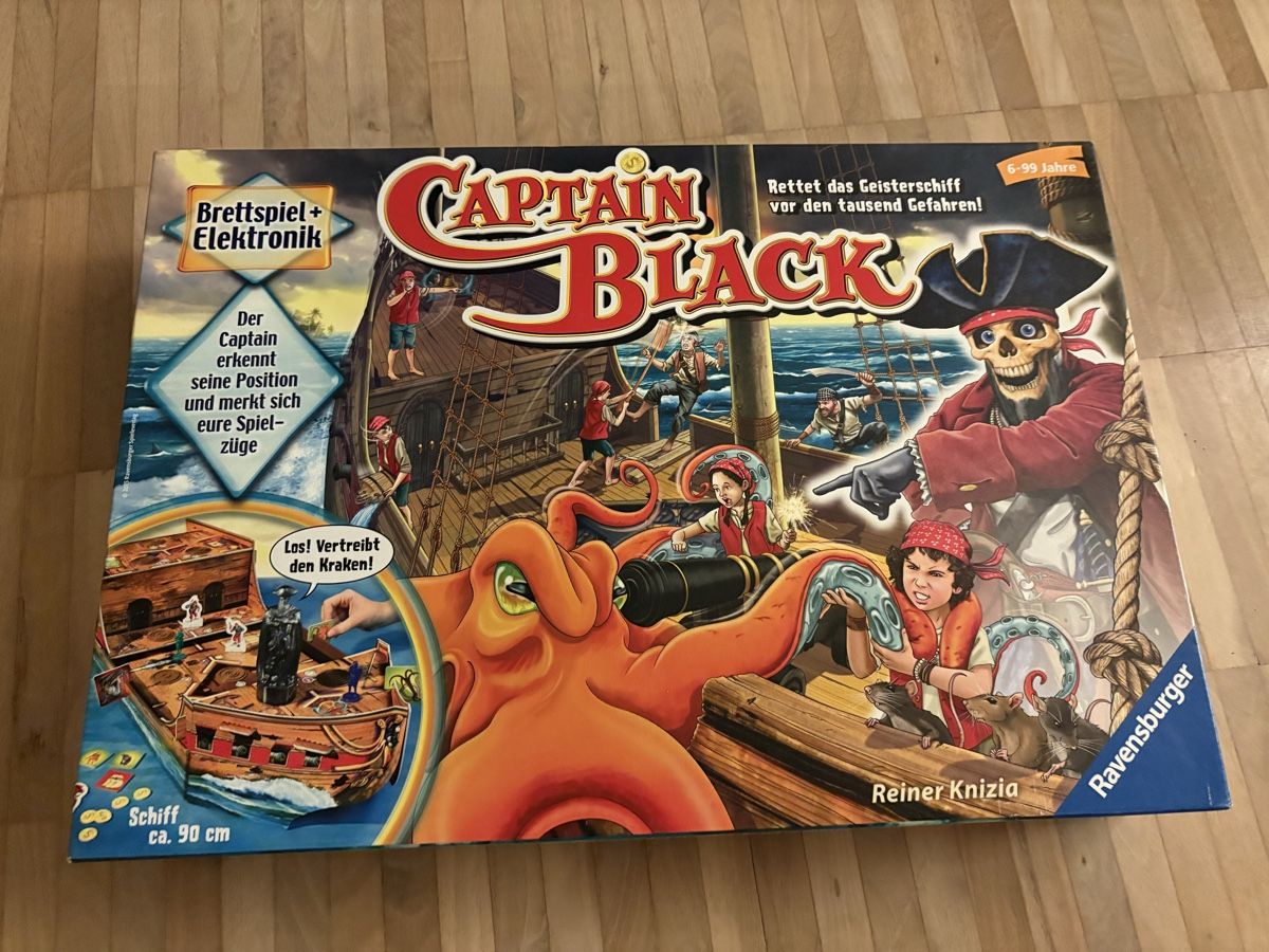 Ravensburger Giochi: Brettspiel Captain Black – Usato da Zürich venduto da chemostat