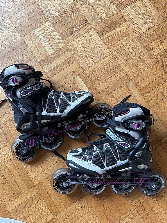 Pattini in linea & Pattini a rotelle: Inline Skates Rollerblade Macroblade, Gr. 38 – Usato da brunnen venduto da sarucia81