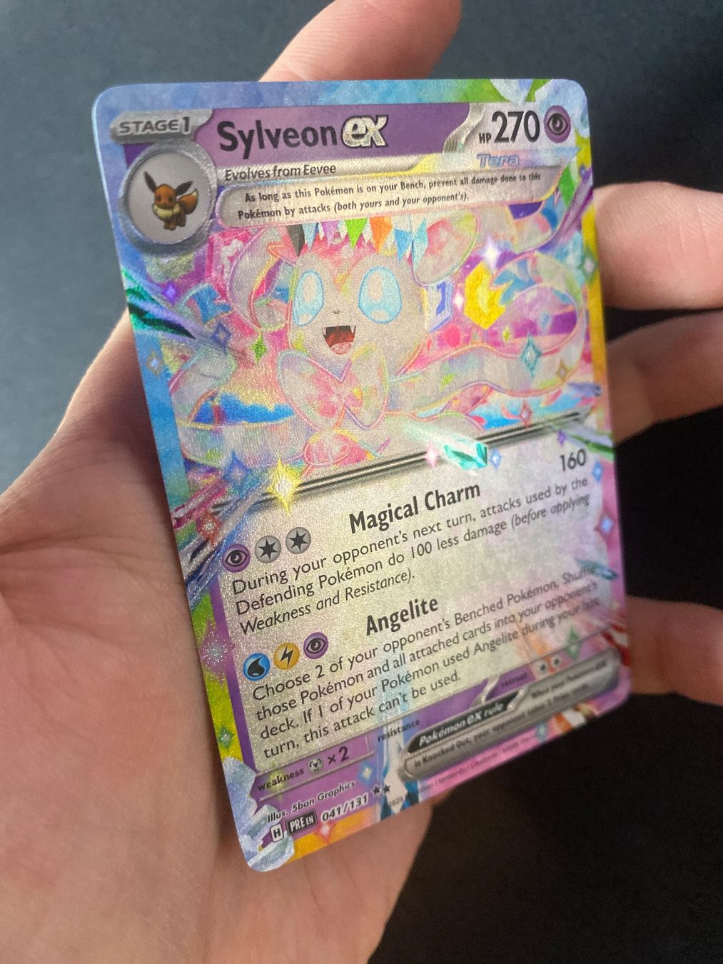 Pokémon Carte collezionabili: Sylveon ex 41 - Feelinara ex - Prismatic Evolutions - EN – Nuovo (secondo la descrizione) da Hausen AG venduto da Shrade 1
