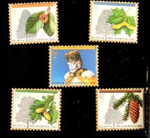 EXKLUSIV  5 Pins  Pro Juventute Briefmarken