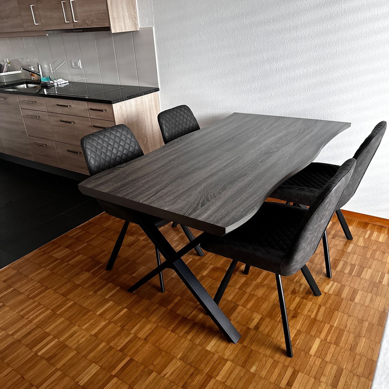 Sedie: Vier Polsterstühle Microfaser 51 x 87 x 63 cm – Nuovo (secondo la descrizione) da Bützberg venduto da Mr.Diamond17 2