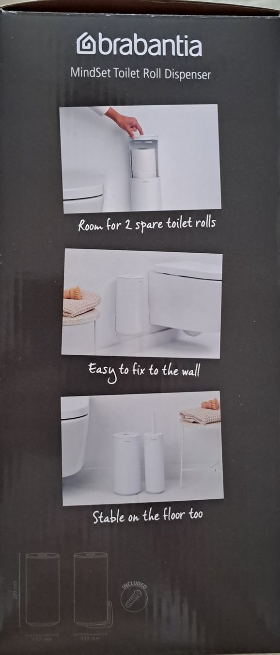 WC: MindSet Toilettenrollenspender von Brabantia – Nuovo e nell'imballaggio originale da Mellingen venduto da Tira86