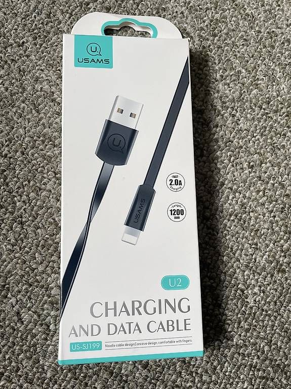 Cavi: USAMS U2 iPhone USB-A auf Lightning Kabel  1,2 m – Nuovo e nell'imballaggio originale da Buchs SG venduto da auchan2008