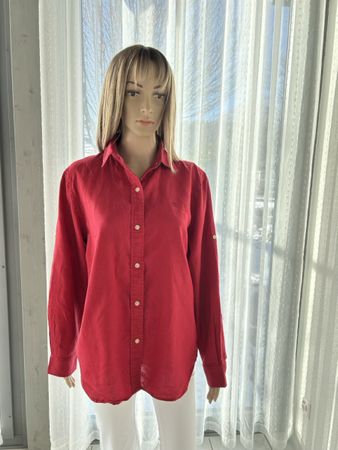 Ralph Lauren - Red Linen Shirt - Size L - Womenswear