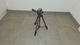 Hama Kamera Stativ Aluminium, Tripod, 3-Wege Kopf