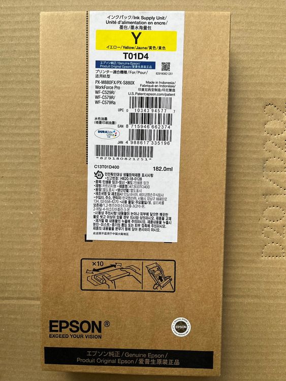 Epson Workforce Pro Wf C R Wf C R Yellow Patrone T D Kaufen Auf Ricardo