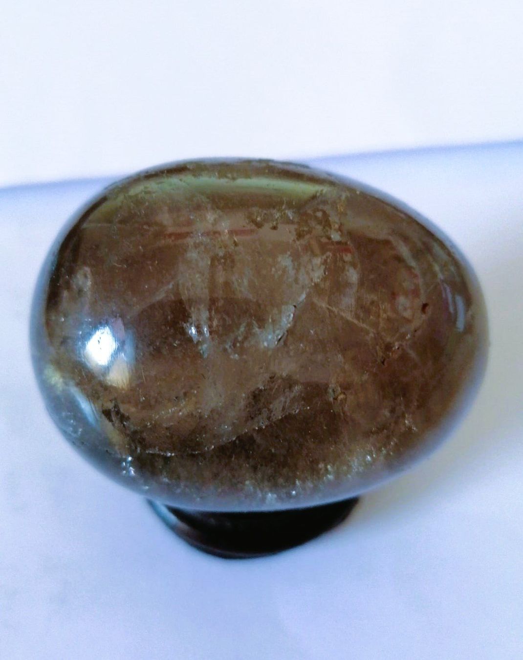 Mineralien & Heilsteine: Marmor-Ei braun-transparent – Gebraucht aus Grächen von Hel7890 2