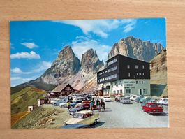 Ansichtskarte Dolomiten Passo Sella Hotel