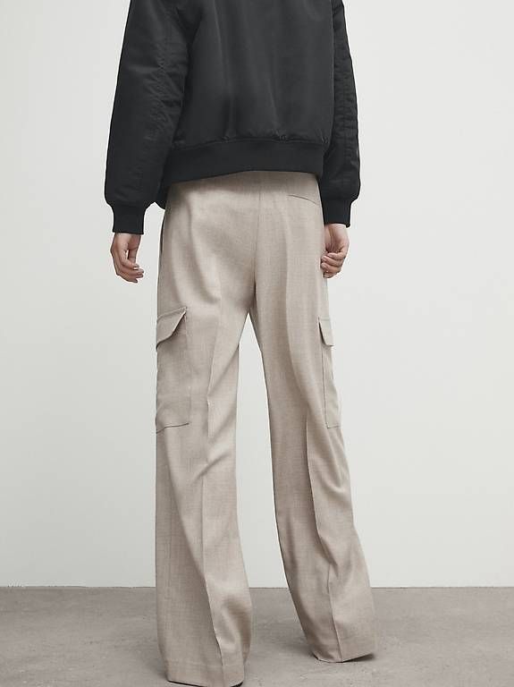 Pantaloni: Massimo Dutti Cargo Hose für Damen – Usato da St. Gallen venduto da Sabrinaaa 3