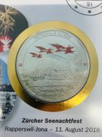 Patrouille Suisse  Numisbrief versilberte Medaille 2018