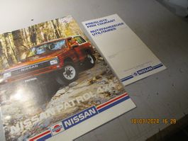 NISSAN PATROL URALTER SUV PROSPEKT UND PREISLISTE 1984