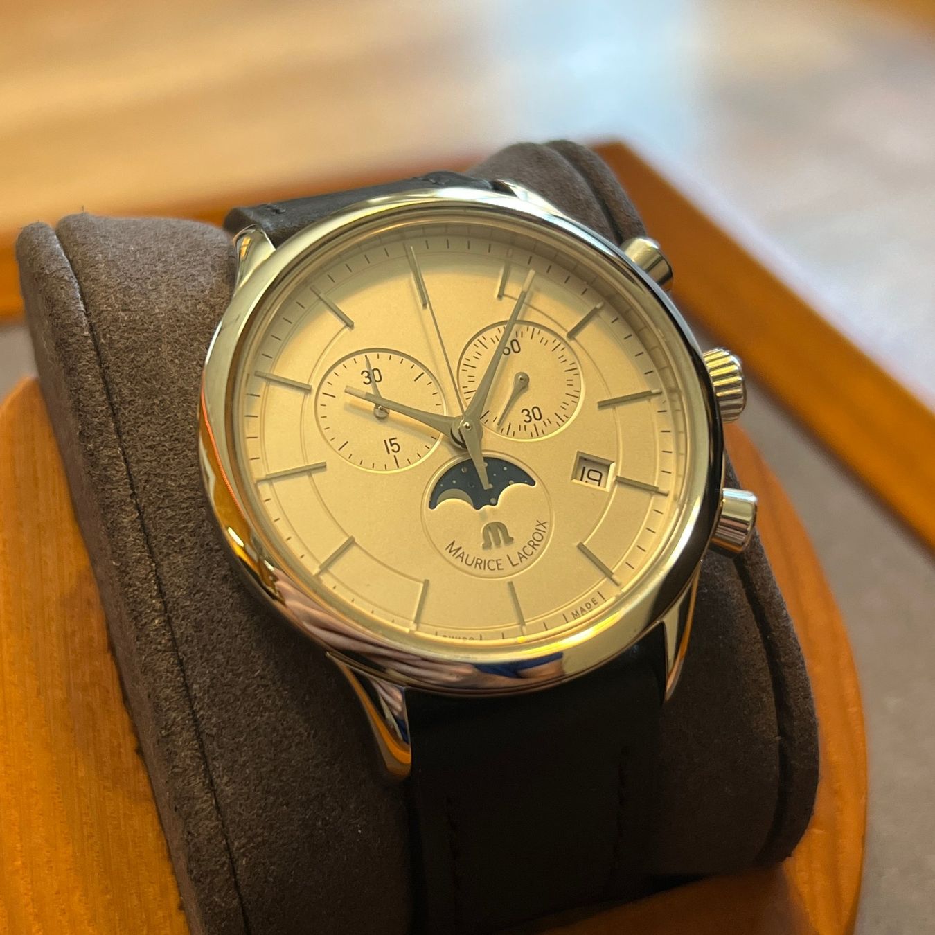 Maurice Lacroix Uhren: Maurice Lacroix Les Classiques Chronograph LC1148 – Gebraucht aus Carouge GE von Watchaser 1