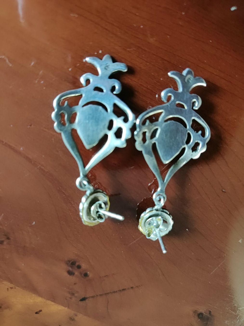 Orecchini pendenti & Orecchini a lobo: Vintage Ohrringe Silber mit Karneol – Usato da Uster venduto da jul_8jwz 3