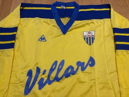 HC VILLARS TRIKOT LE COQ SPORTIF MAILLOT L 70/80er