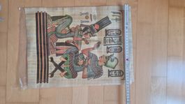 Ägyptischer Papyrus, Handarbeit, Kunst, Wanddeko, Antik