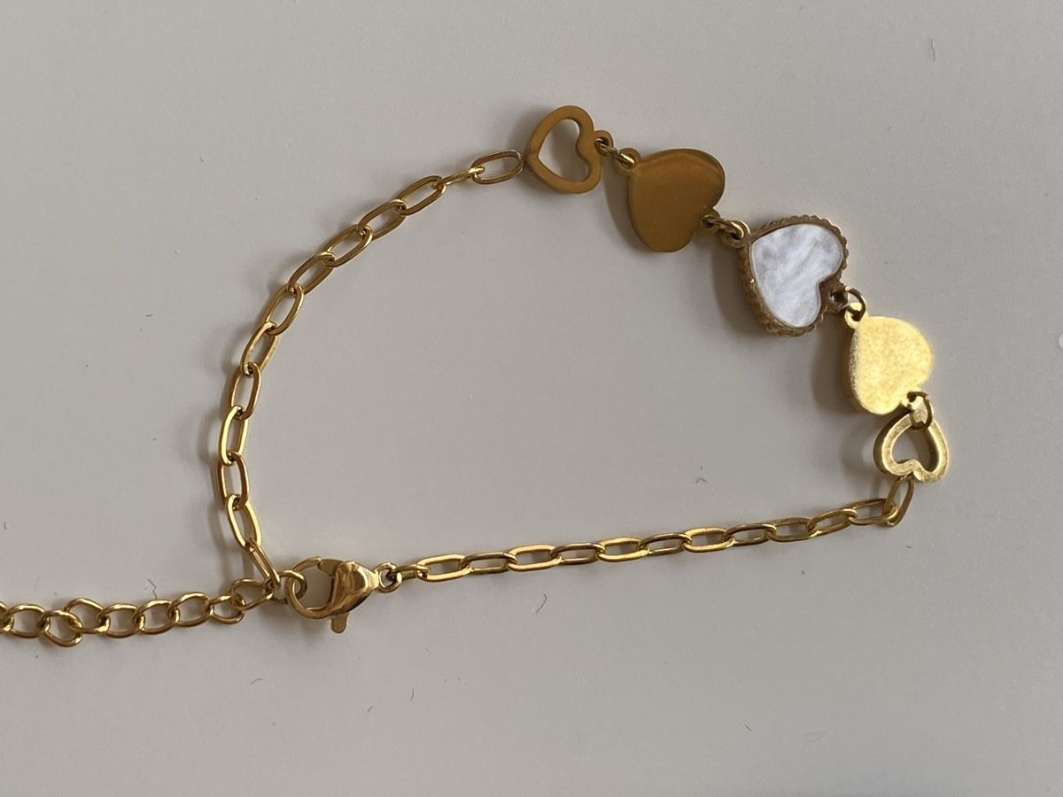 Bracciali & Braccialetti: 18KGP Perlmutt Herz Armkette – Nuovo (secondo la descrizione) da Givisiez venduto da dor_xb9k 3