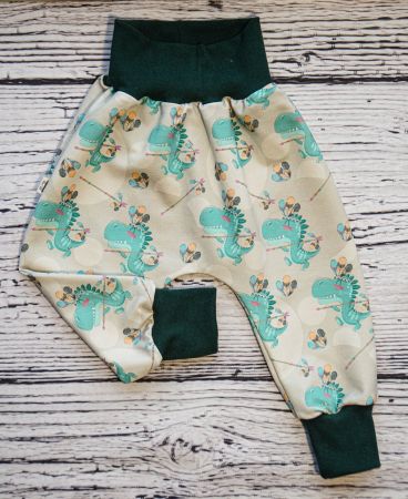 Sweat Pumphose für Jungs mit Dinosaurier Gr.74/80 NEU