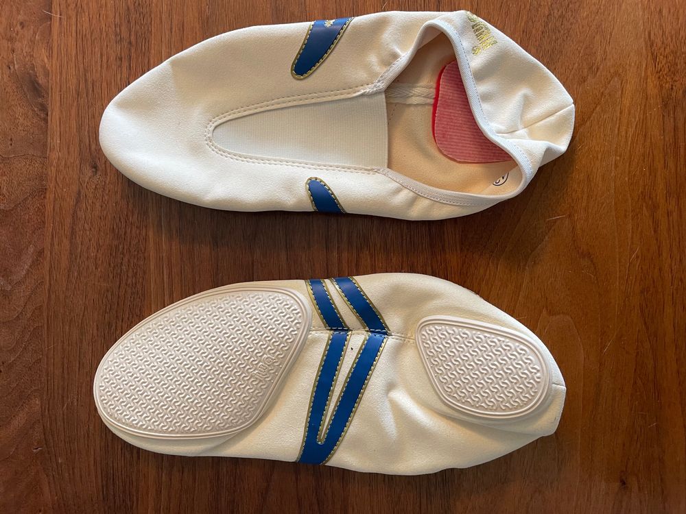 IWA-Gymnastikschuhe Kunstgymschoenen IWA 502, crème/rood, 43 EU