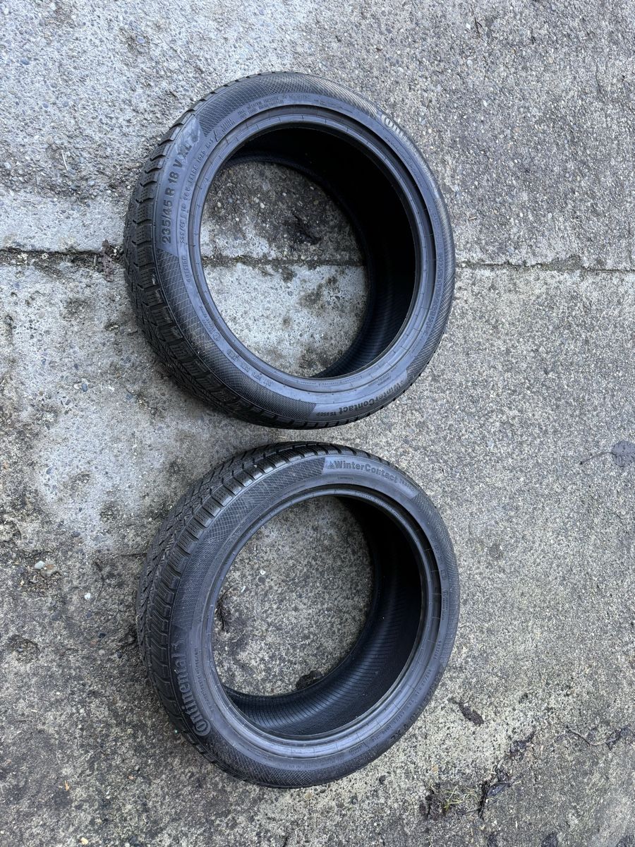 Pneumatici & Ruote complete: Winterreifen Continental 235 45 18 – Usato da Gossau SG venduto da SuperFlowE 1
