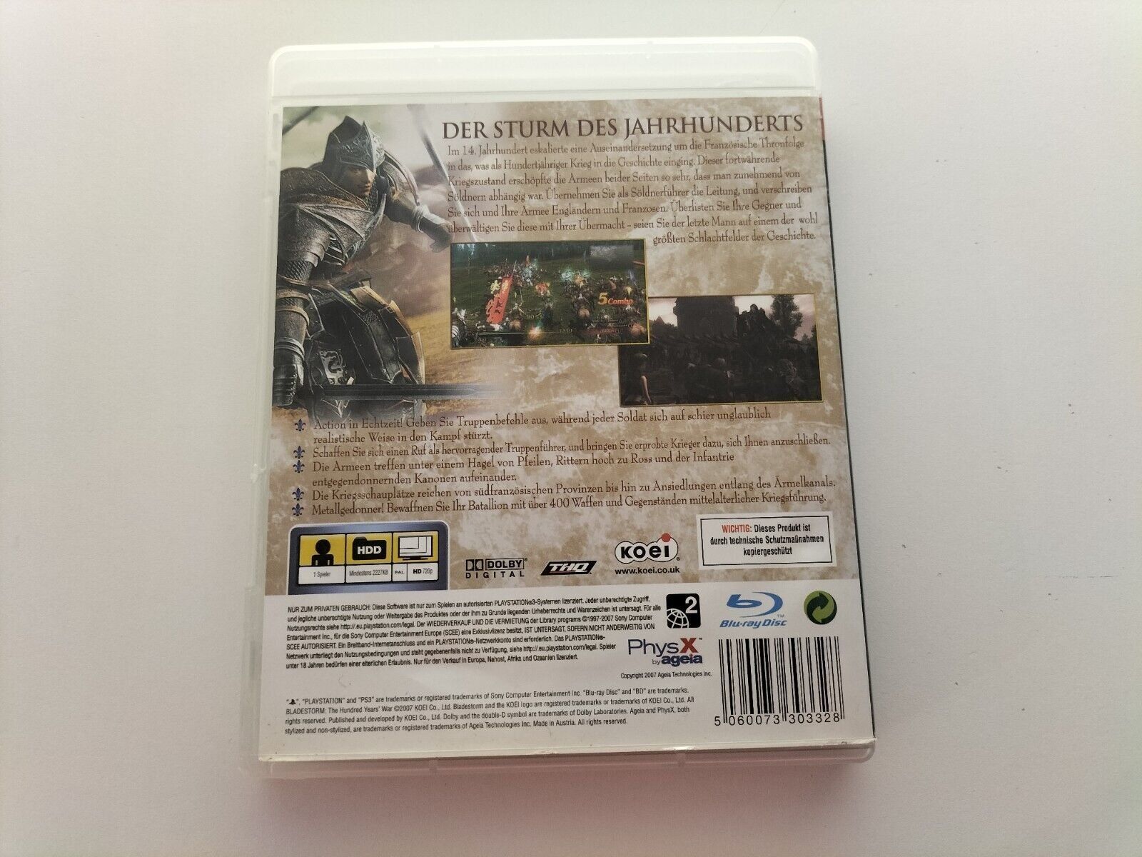 Sony Giochi: Bladestorm - Der Hunderjährige Krieg (PS-3) – Usato da St. Gallen venduto da elk2020 2