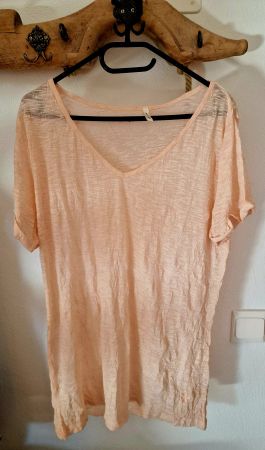 Sommerliches Damen T-Shirt Grösse M - Peach