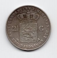 (1417) Holland, 2½ Gulden 1847, ss-vz