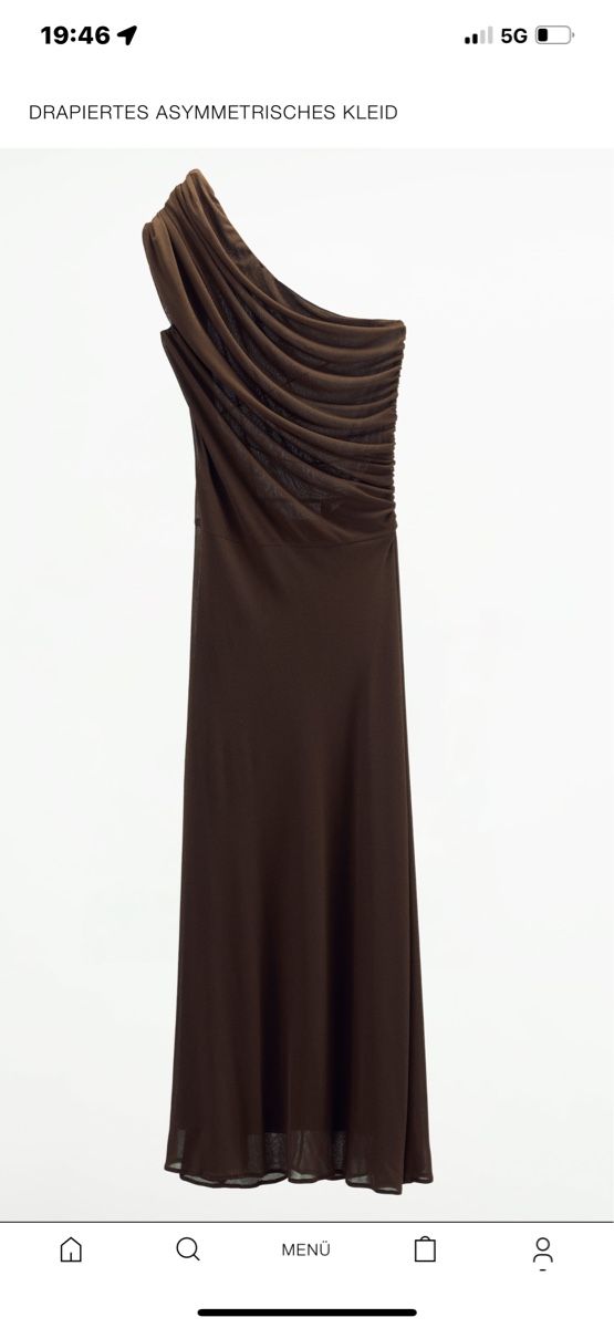Zara Vestiti: Zara AbendKleid Neu L Braun – Nuovo e nell'imballaggio originale da Zürich venduto da Fashionista00