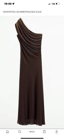 Zara AbendKleid Neu L Braun