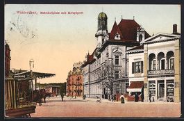Winterthur, Bahnhofplatz mit Hauptpost