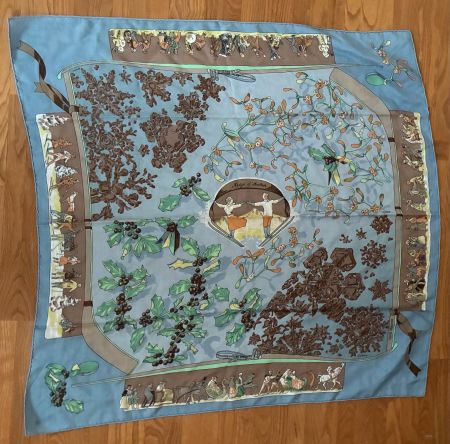 Hermes Silk Cash Scarf ' 90x90 wie NEU