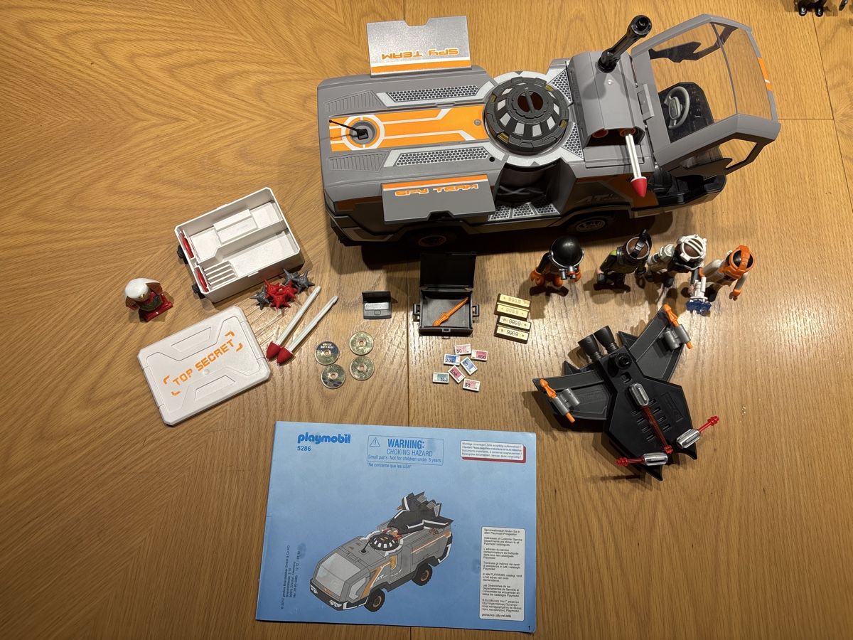 Playmobil Giocattoli: Spionage Team mit Van Playmobil – Usato da Staffelbach venduto da Cherry4