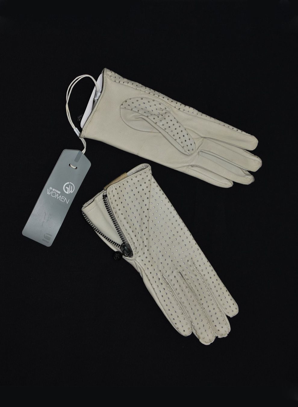 Guanti & manicotti: G Star Raw  Damen Handschuhe / Echtes Leder/beige /Gr.S – Nuovo e nell'imballaggio originale da Wohlenschwil venduto da EddieS-Outlet