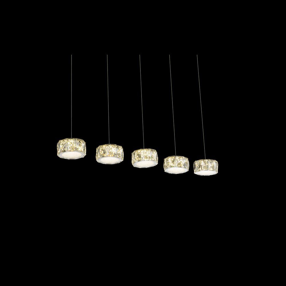 Lampadari & plafoniere: LED Pendelleuchte, Chrom, 82 cm x 16 cm – Nuovo (secondo la descrizione) da Kreuzlingen venduto da Smart-Light 7
